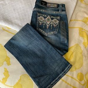 Grace in LA bootcut bling jeans